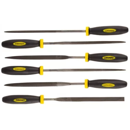 Набор STAYER "PROFI" Надфили с двухкомпонентной ручкой, 100мм, 6шт 16010-H6_z01 купить в Когалыме