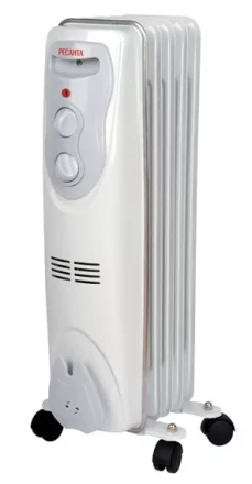 Маслянный радиатор обогреватель электрический Ресанта ОМ-5Н купить в Когалыме