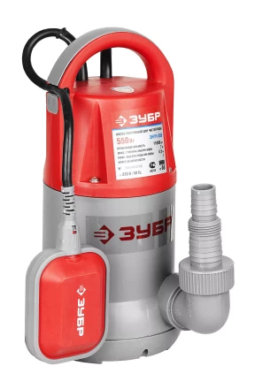 Насос ЗУБР погружной для чистой воды, пропускная способность 240 л/мин, 550Вт ЗНПЧ-550 купить в Когалыме