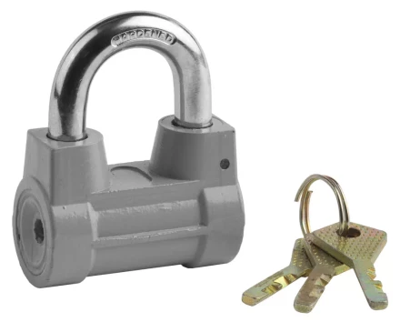 Замок навесной STAYER "MASTER" облегченный, дисковый механизм секрета, 60мм 37149-60 купить в Когалыме