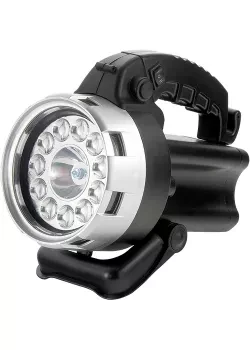 Фонарик поисковый, аккумуляторный, галоген 25W + 11 светодиодов, Stern 90532 купить в Когалыме