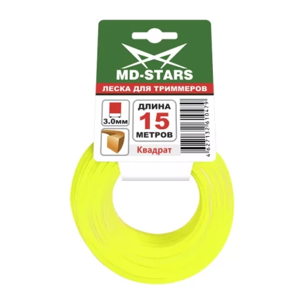 Леска для триммера SQUARE (квадрат) 2,0ММХ15М купить в Когалыме