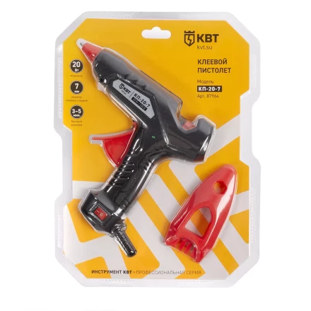 Пистолет клеевой КВТ КП-20-7 20 Вт, стержня 7 мм (87964) купить в Когалыме