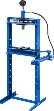 ЗУБР ПГН-12, 12 т, гидравлический пресс с гидронасосом и манометром, Профессионал (43072-12) купить в Когалыме