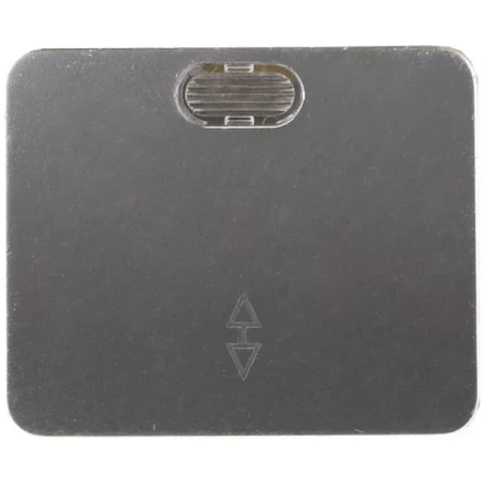 Выключатель СВЕТОЗАР "ГАММА" проходной, с подсветкой, одноклав., без вставки и рамки, цвет светло-серый металлик, 10A SV-54138-SM купить в Когалыме