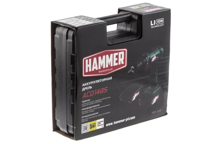 Дрель аккумуляторная HAMMER ACD14BS купить в Когалыме