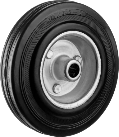 ЗУБР d 125 мм, г/п 100 кг, игольчатый подшипник, резина/металл, колесо, Профессионал (30936-125) купить в Когалыме