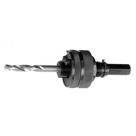 ЗУБР "ЭКСПЕРТ". Державка  для биметаллических коронок, жесткие штифты, прижимная муфта, шестигранный хвостовик, d 32-152мм 29532_z01 купить в Когалыме