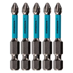 Набор Бита торсионная PH2 x 50 мм Gross 11490, для ударных шуруповертов, 5 шт.