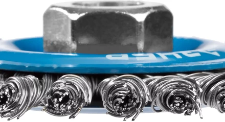 ЗУБР "ПРОФЕССИОНАЛ". Щетка дисковая для УШМ, плетеные пучки стальной проволоки 0,5мм, 100ммхМ14 35192-100_z02 купить в Когалыме