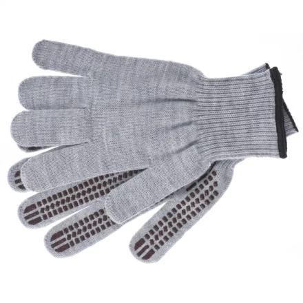 Перчатки трикотажные акрил ПВХгель Протектор серая туча оверлок Сибртех Россия 68662 купить в Когалыме