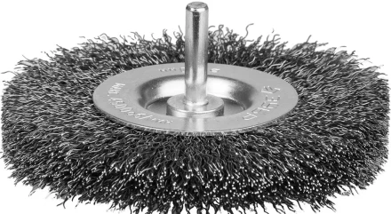 ЗУБР "ЭКСПЕРТ". Щетка дисковая для дрели, двухрядная, витая стальная проволока 0,3мм, 75мм 35198-075-2_z01 купить в Когалыме