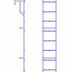 Лестница навесная алюминиевая для полувагонов УСЦ ЛНАп-3,5 купить в Когалыме