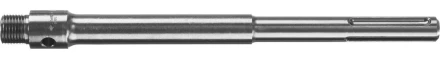 Державка ЗУБР "МАСТЕР" для бур. коронки с хвостовиком SDS MAX. L-300мм,резьба М22,конусное крепление центрир сверла 29188-300 купить в Когалыме