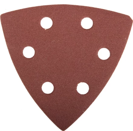 Треугольник шлифовальный ЗУБР "МАСТЕР" универсальный на велкро основе, 6 отверстий, Р320, 93х93х93мм, 5шт 35583-320 купить в Когалыме