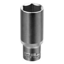 Головка торцевая удлиненная, 24 мм, шестигранная, CrV, под квадрат 1/2 Stels 13883