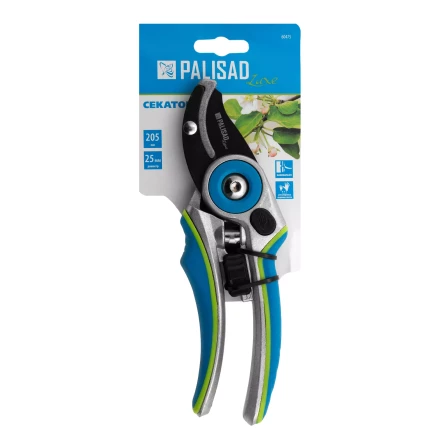 Секатор с наковальней Palisad, 205 мм, регулировка захвата, алюминиевые рукоятки, Luxe 60475 купить в Когалыме