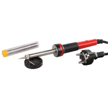 Паяльник MATRIX 60W (220В) класса защиты 1 с индикатором напряжения и медным острым наконечником с защитным покрытием 913046 купить в Когалыме