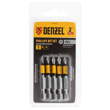 Бита PH1x50, 5 шт. Denzel 7711315 купить в Когалыме