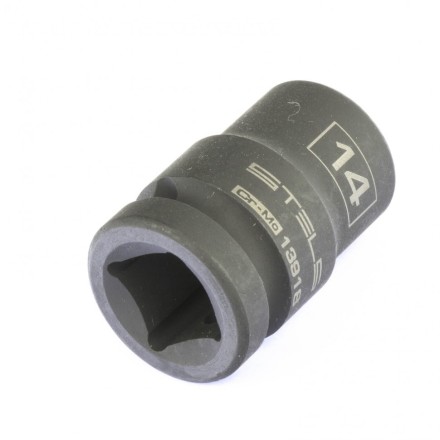 Головка ударная шестигранная 14 мм 1/2&quot; CrMo  Stels 13918 купить в Когалыме