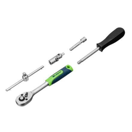 Набор инструментов Сибртех 13392, 1/4", пластиковый кейс, 29 предметов купить в Когалыме