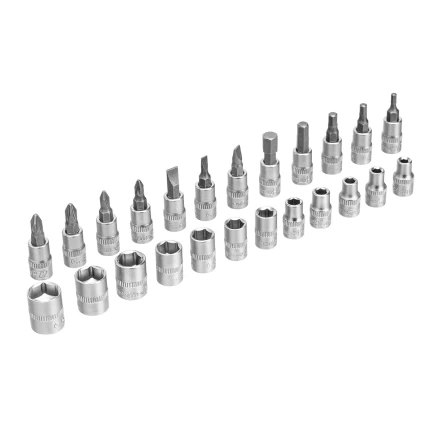 Набор инструментов Сибртех 13392, 1/4", пластиковый кейс, 29 предметов купить в Когалыме