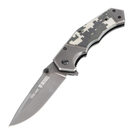 Нож складной Denzel 79209, многоцелевой, системы Liner-Lock, с накладкой G10 на эргономичной рукоятке купить в Когалыме