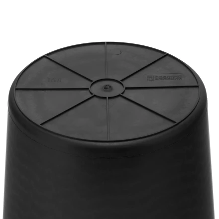 Ведро строительное пластмассовое, 16 л, высокопрочное с носиком Сибртех 81479 купить в Когалыме