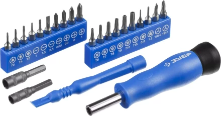 Набор ЗУБР "ПРОФЕССИОНАЛ": Отвертки  для точных работ, 24предм 25648-H24 купить в Когалыме
