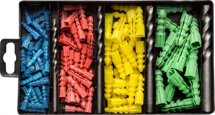 Набор ЗУБР Свёрла "Монолит" по бетону, 5мм, с дюбелями, 21 предмет 2911-H21-05 купить в Когалыме