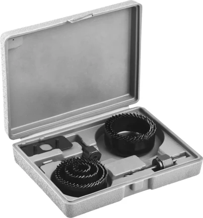 Набор STAYER "MASTER": Коронки по дереву кольцевые, d=22, 41, 54, 57, 60, 64, 67мм, 7шт 29600-H7 купить в Когалыме