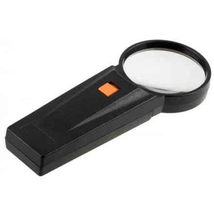 Лупа STAYER "STANDARD" с подсветкой, 4 кратное увеличение, диаметр линзы - 65мм 40522-65 купить в Когалыме