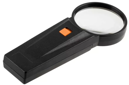 Лупа STAYER "STANDARD" с подсветкой, 4 кратное увеличение, диаметр линзы - 65мм 40522-65 купить в Когалыме