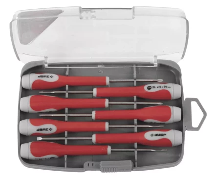 ЗУБР "МАСТЕР". Набор: Отвертки для точных работ 25648-H7 купить в Когалыме