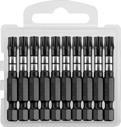 Биты для ударных шуруповертов KRAFTOOL Impact Pro TX 26195-30-50-S10 купить в Когалыме
