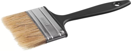 Кисть плоская СИБИН, пластиковая ручка, светлая щетина, 75мм 01008-075 купить в Когалыме
