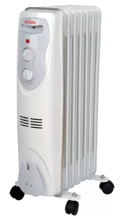 Маслянный радиатор обогреватель электрический Ресанта ОМ-7Н купить в Когалыме