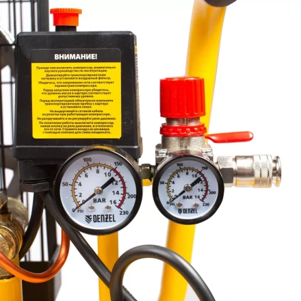 Компрессор воздушный BCI2300/50, ременный привод, 2.3 кВт, 50 литров, 400 л/мин Denzel 58113 купить в Когалыме