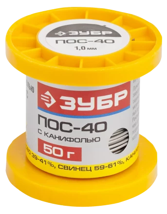 Припои ПОС 40 трубка с канифолью серия Без серии купить в Когалыме