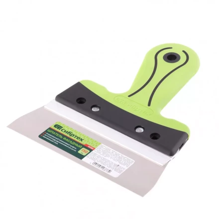 Шпатель фасадный нержавеющая сталь 150 мм двухкомпонентная ручка  Сибртех 85580 купить в Когалыме