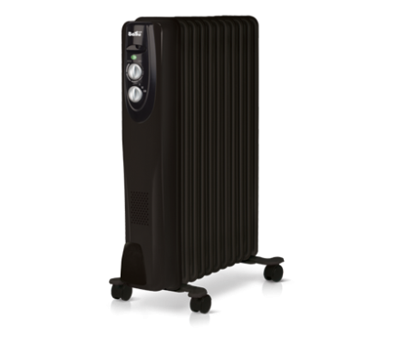 Маслянный радиатор обогреватель электрический BALLU Classic black BOH/CL-11BRN 2200 купить в Когалыме