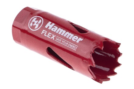 Коронка биметаллическая HAMMER Ф20х38мм 1/2&quot; BiMETALL (224-002) купить в Когалыме