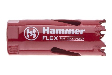 Коронка биметаллическая HAMMER Ф20х38мм 1/2&quot; BiMETALL (224-002) купить в Когалыме