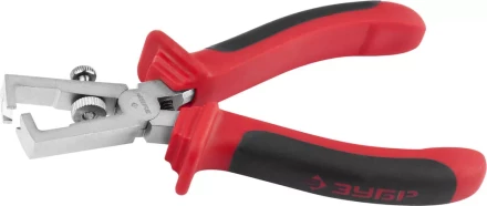 Плоскогубцы ЗУБР "МАСТЕР" для зачистки проводов, хромированные, d до 5мм, площадь поперечного сечения кабеля до 10мм2, 180мм 22025-9-18 купить в Когалыме