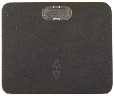 Выключатель СВЕТОЗАР "ГАММА" проходной, с подсветкой, одноклавишный, без вставки и рамки, цвет темно-серый металлик, 10A SV-54138-DM купить в Когалыме