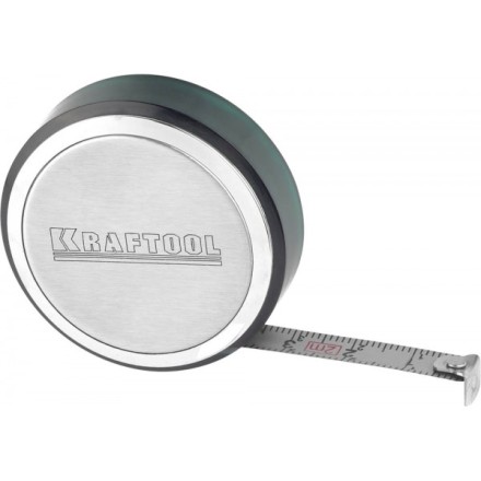 Рулетка KRAFTOOL, SuperKompakt, корпус из нержавеющей стали, 2мх8мм 34147-02 купить в Когалыме
