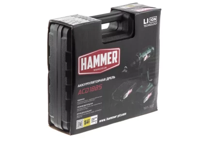 Дрель аккумуляторная HAMMER ACD18BS купить в Когалыме