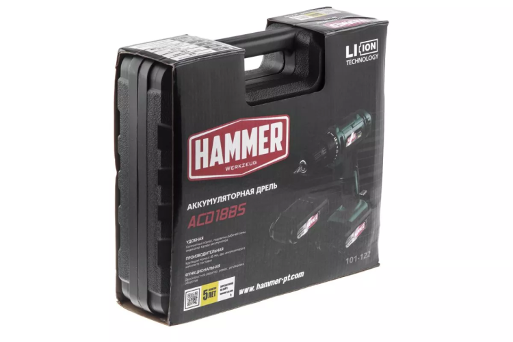 Дрель аккумуляторная HAMMER ACD18BS купить в Когалыме