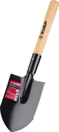 ЗУБР МАСТЕР, 210х154х550мм, полотно 1.5мм, закалено, дерев. черенок высш. сорт, туристическая лопата (39571) купить в Когалыме