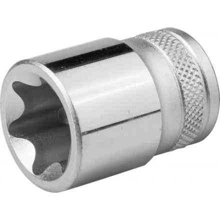 Торцовая головка KRAFTOOL "INDUSTRIE QUALITAT", Cr-V, внешний TORX, хромосатинированная, 1/2", Е 24 27810-24_z01 купить в Когалыме